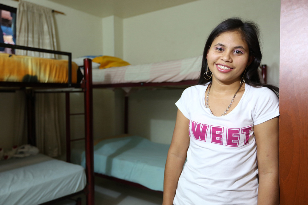 This is Angelica. She has lived in the orphanage for 9 years. Her mother died when she was 10 months old, leaving her with an abusive father until the orphanage found her at the age of 10 and received her into their care. She is now 19 years old and is grateful for this home and the people who have cared for her. 